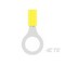 Te Connectivity Ring Terminal, 1/2 in Stud Size, 10 AWG, 300 V, Nylon Insulated, Yellow 8-35151-2 - alternate 5